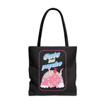 Load image into Gallery viewer, Cute but Psycho Tote Bag (BLACK)
