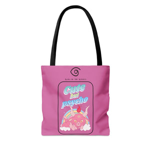 Cute but Psycho Tote Bag (ROSE')