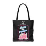 Load image into Gallery viewer, Cute but Psycho Tote Bag (BLACK)
