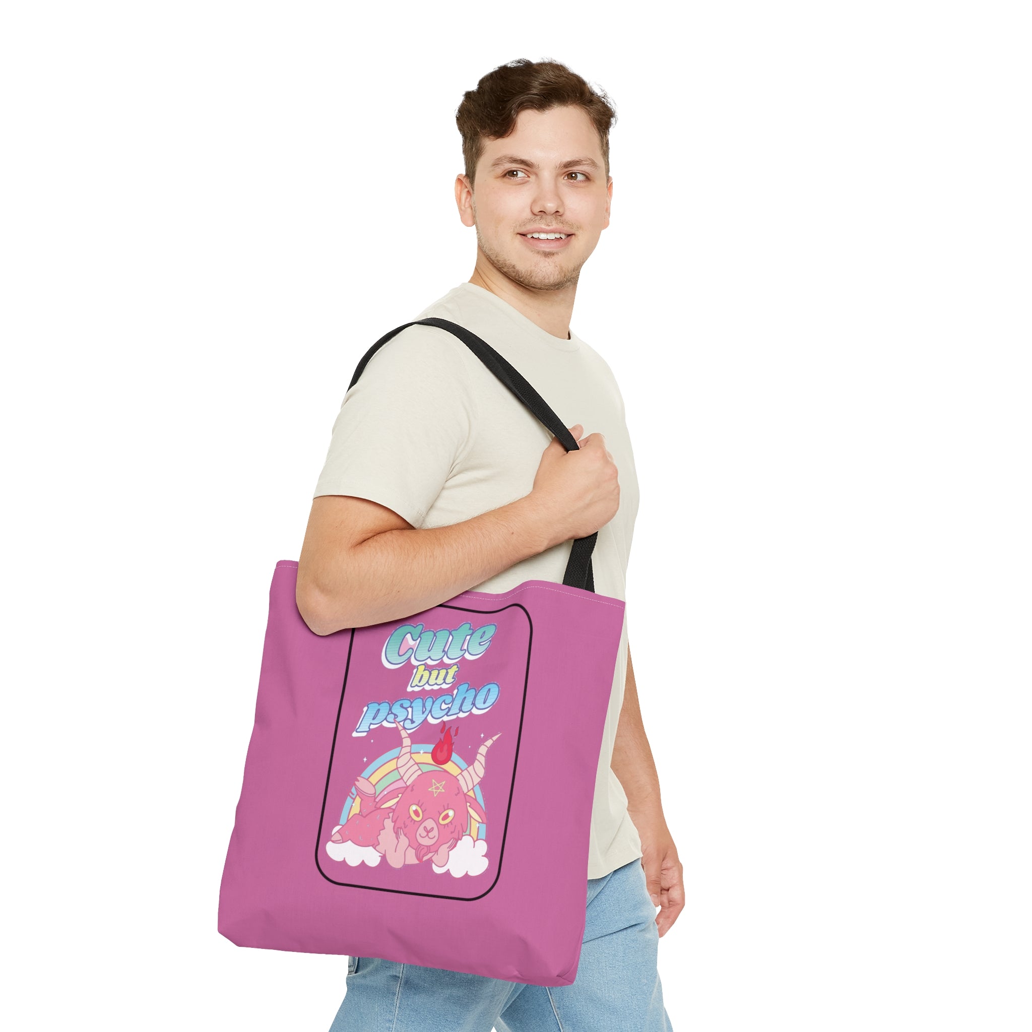 Cute but Psycho Tote Bag (ROSE')