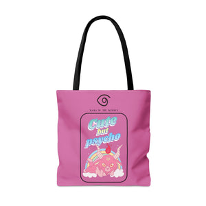 Cute but Psycho Tote Bag (ROSE')