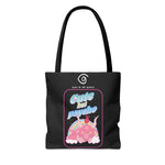 Load image into Gallery viewer, Cute but Psycho Tote Bag (BLACK)
