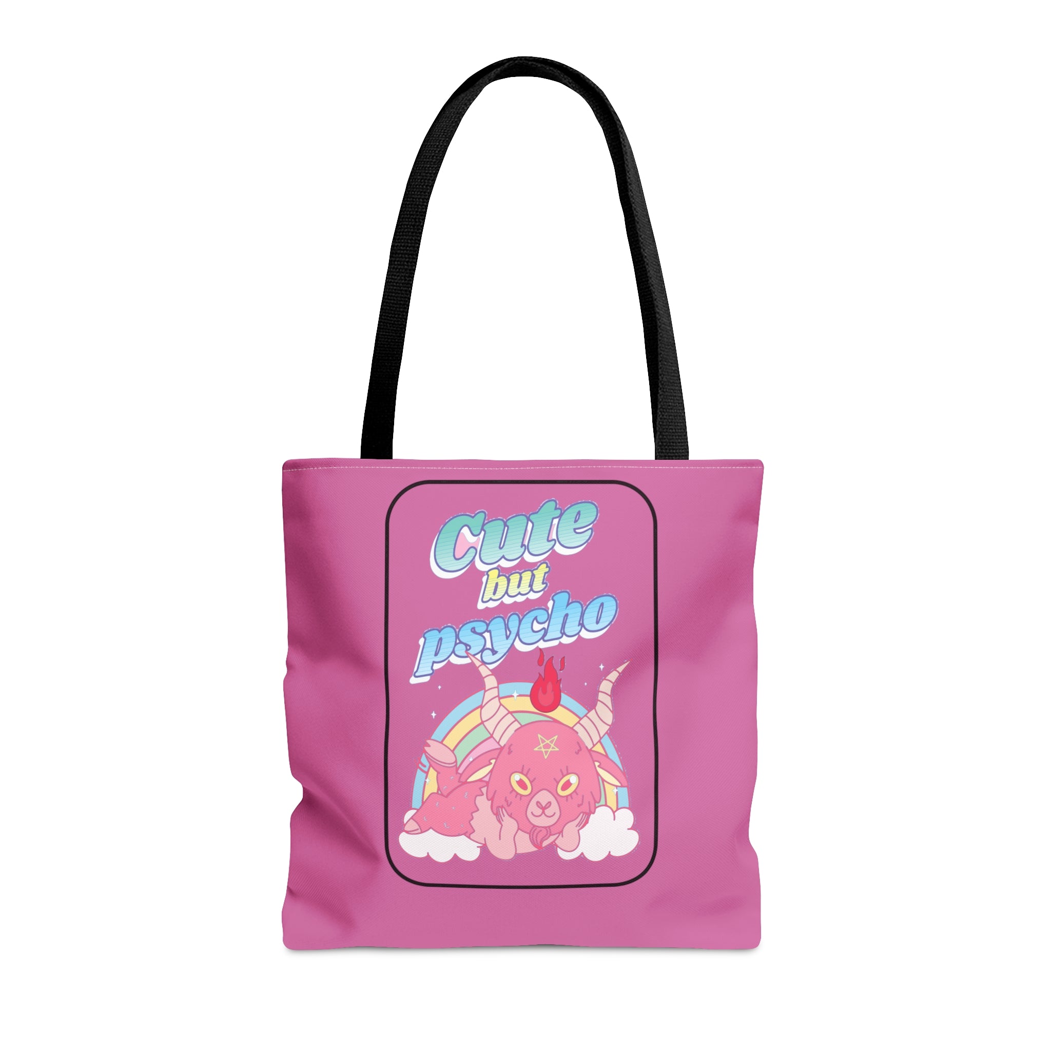 Cute but Psycho Tote Bag (ROSE')